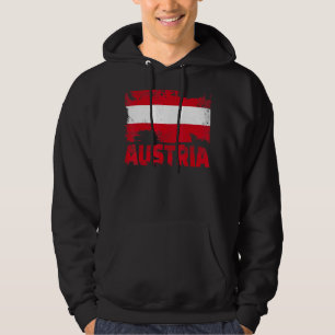 Moletom Áustria Flag Vintage - Grunge Austríaco - Incomoda