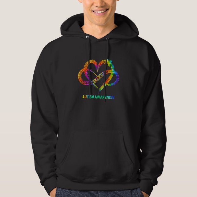 Moletom Autism Awareness Infinity Heart Love Needs No Word (Frente)