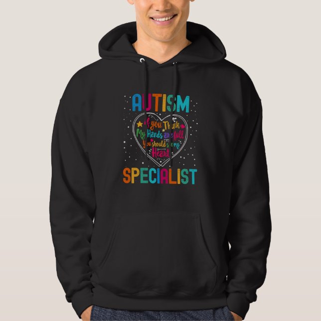 Moletom Autism Specialist Appreciation Week Back to School (Frente)