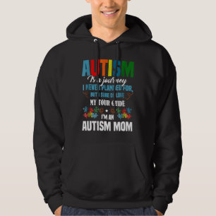 Moletom Autismo-Autismo É Uma Viagem Que Sou Uma Mãe Autis