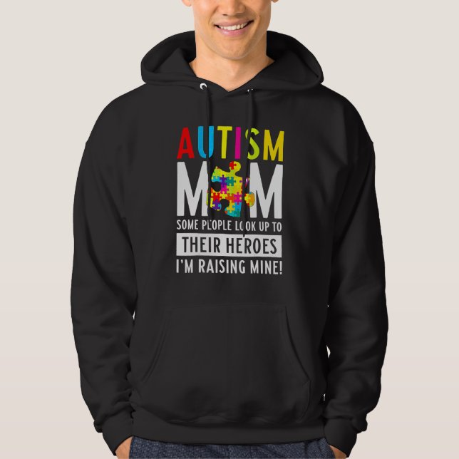 Moletom Autismo Consciência Mãe Algumas Pessoas Olham Para (Frente)