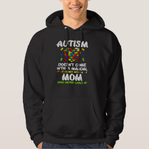 Moletom Autismo Coração vem Manual Sensibilização da Mãe