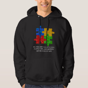 Moletom Autismo-Crianças Todas As Crianças Precisam De Um