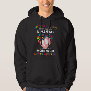 Moletom Autismo E Adhd Não Veem Com Um Manual