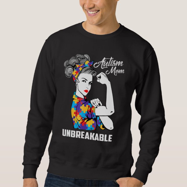 Moletom Autismo Mãe Consciência do Autismo Inseparável (Frente)
