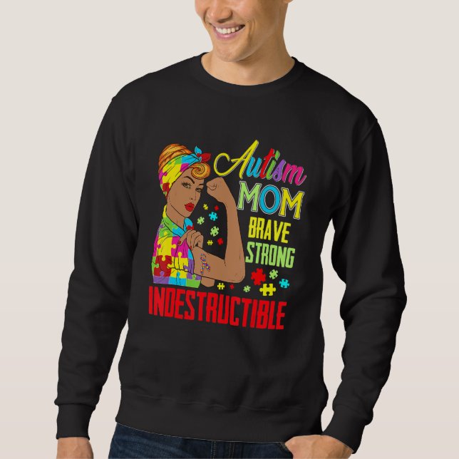 Moletom Autismo Mãe Consciência do Autismo Inseparável (Frente)