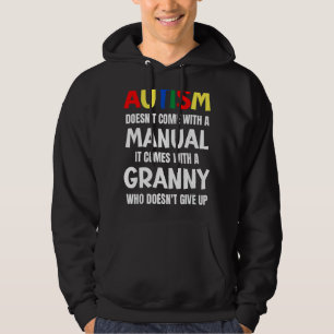 Moletom Autismo não vem com um manual que vem com um