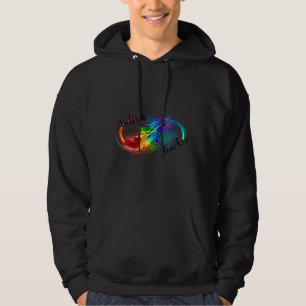 Moletom Autismo Professor Autismo Arco-Íris Infinito Símbo