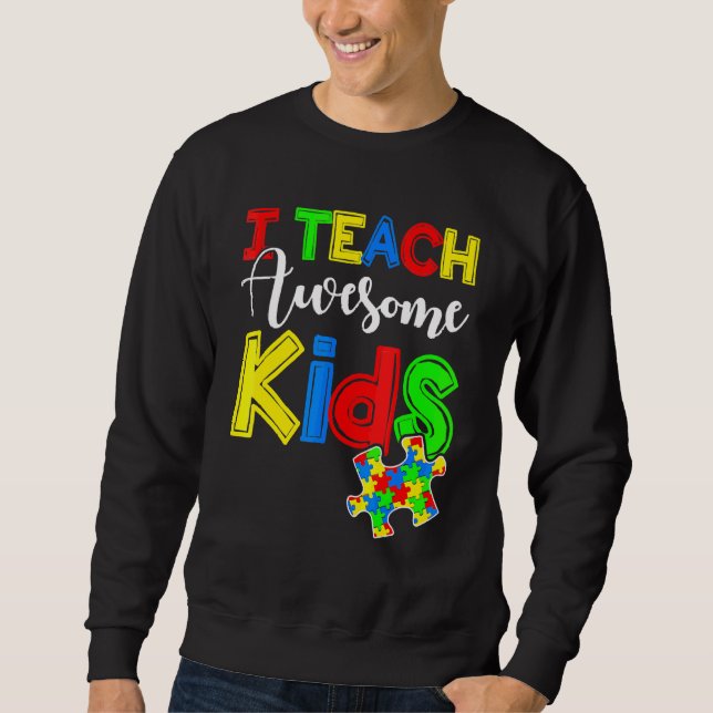 Moletom Autismo Sensibilização Especial Professor de Educa (Frente)