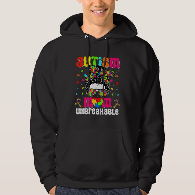Moletom Autistic Autism Awareness Mom Life Women Cute Moth (Frente)