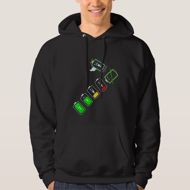 Moletom Autonomia da bateria - Edição Verde retroativa (Frente)