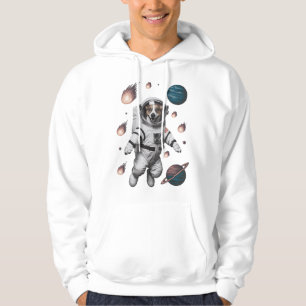 Moletom Aventura Espacial Com Um Astronauta Cachorro