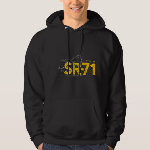 Moletom Avião a Jato Militar SR-71 Blackbird da Força Aére