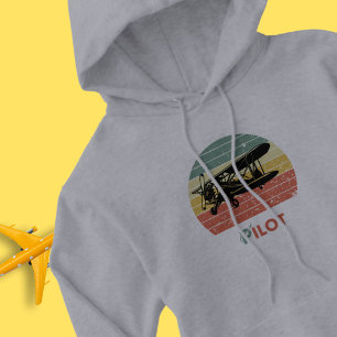 Moletom Avião Legal & pôr do sol, Estilo Vintage Retro Sim
