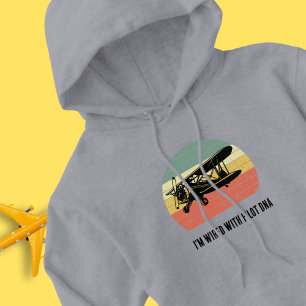 Moletom Avião Legal & pôr do sol, Estilo Vintage Retro Sim