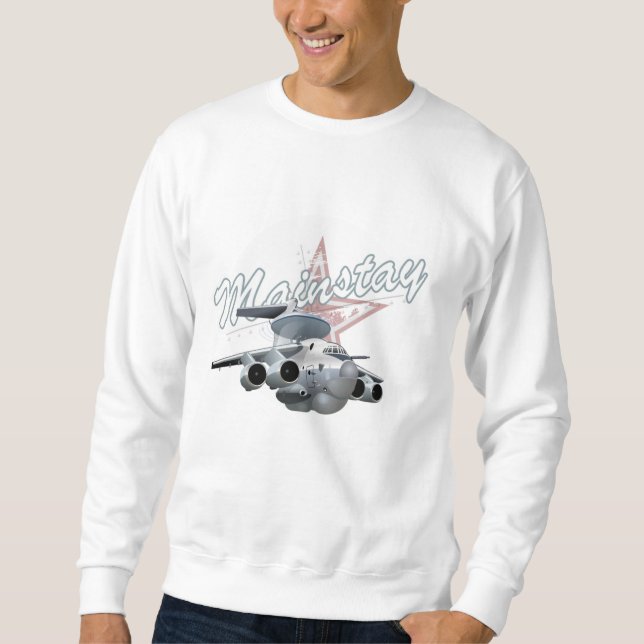 Moletom Avião militar de animação (Frente)