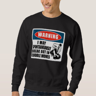 Moletom Aviso ao brasileiro Jiu Jitsu Mma Bjj Hugger I May