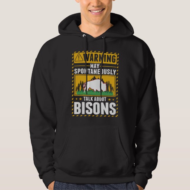 Moletom Aviso Búfalo de Água Bisonte (Frente)