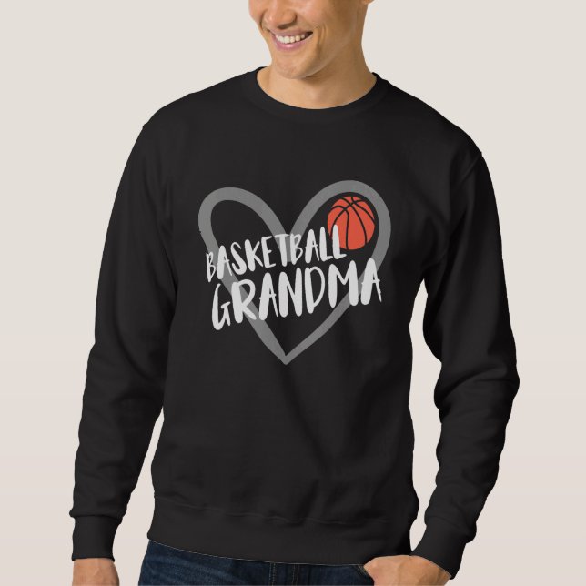 Moletom Avó de Basquetebol Coração (Frente)