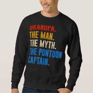 Moletom Avô Pontão Vô Homem Mito Pontão Capitão