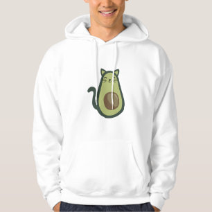 Moletom Avocado Cat Engraçado Comendo Gatinho Verde