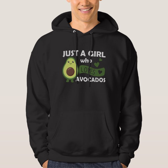 Moletom Avocado de menina ama doce abacate (Frente)