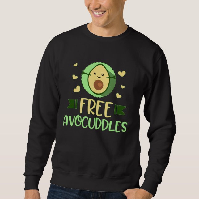 Moletom Avocado Keto  For Mom Teen Girls  Free Avocuddles (Frente)