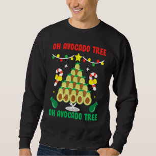 Moletom Avocado Tree Engraçado Comida Vegan Natal