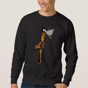 Moletom Ax Thor-Target Hatchet Lumberjack Mão Ax