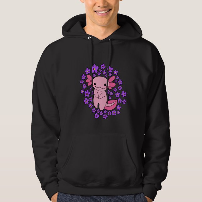Moletom Axolote e Flores  (Frente)