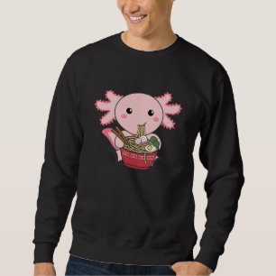 Moletom Axolotl Comida Ramen Japonês Comida Kawaii Animai