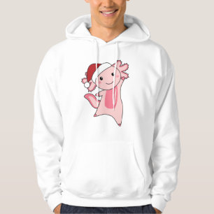 Moletom Axolotl Merry Christmas Winter Animals Axolotls