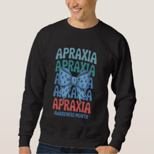 Moletom Azul Fita Apraxia Arco Azul Coqueta Apraxia Awar