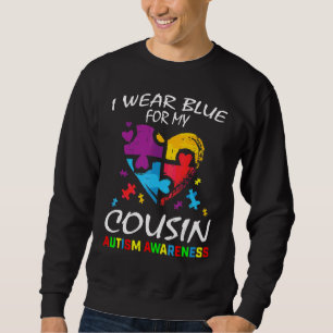 Moletom Azul Para O Meu Primo Autismo Famílias De Consciên