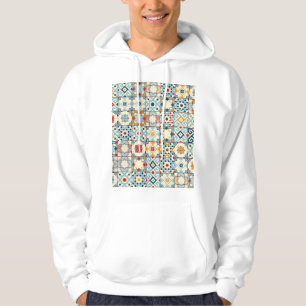 Moletom Azulejos marroquinos, um padrão perfeito e colorid