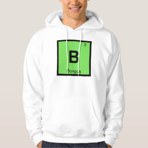 Moletom B - Bongos Música Química Símbolo da Tabela Periód