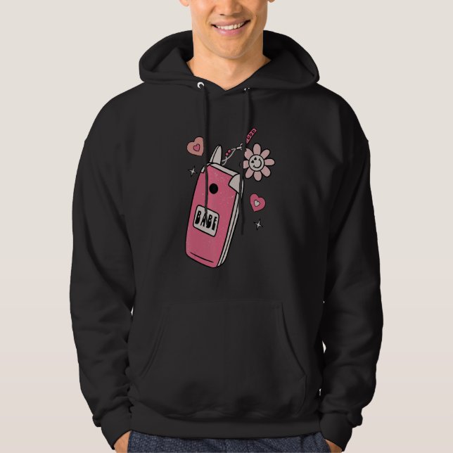 Moletom Babe Smart Phone Groovy Retro Happy Namorados Da (Frente)