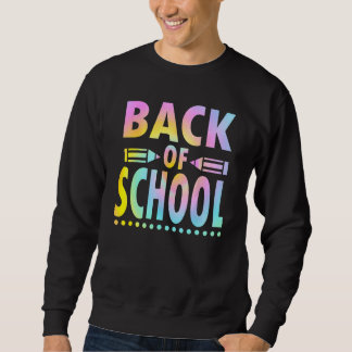 Moletom Back To School Happy First Day Of School Tie Dye T