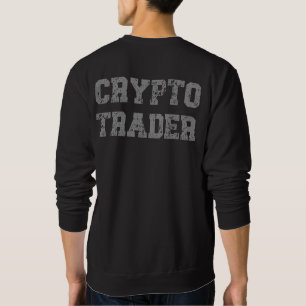 Moletom Backprint do Grunge do Crypto Trader