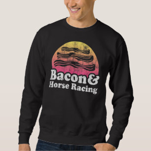 Moletom Bacon E Corrida De Cavalos