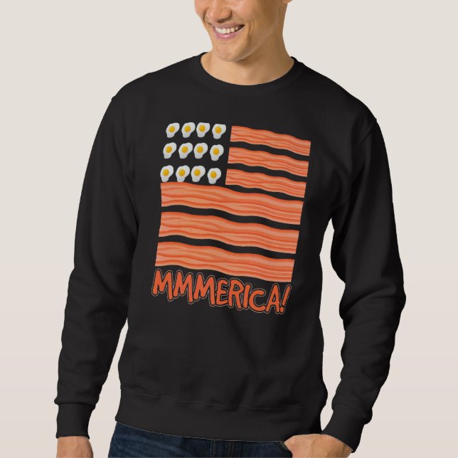 Moletom Bacon E Ovos Pescadores Americanos (Frente)