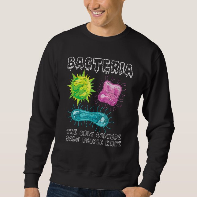 Moletom Bactérias Cultura Microbiologia Biologista Bacter  (Frente)