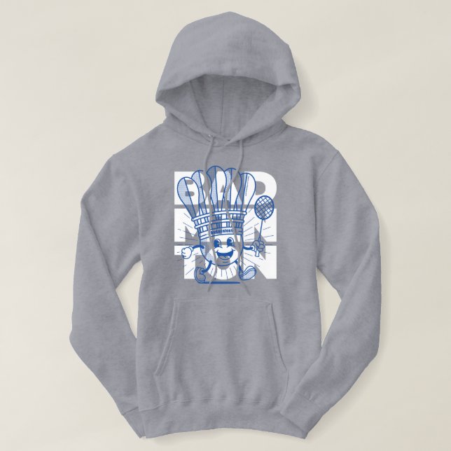 Moletom Badminton Mascot OVERPRINT (Frente do Design)