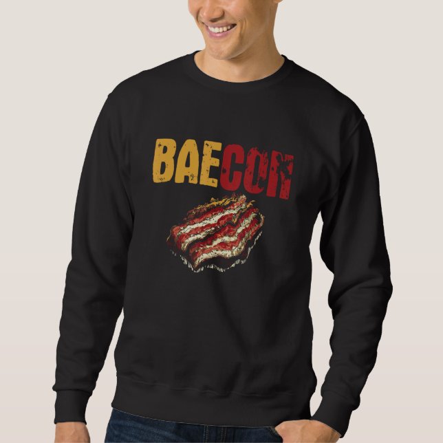 Moletom Baecon Bacon   Bacon Bae  Pun (Frente)