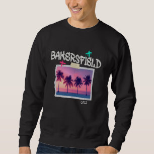 Moletom Bakersfield California Retro Surfer Vintage Beach