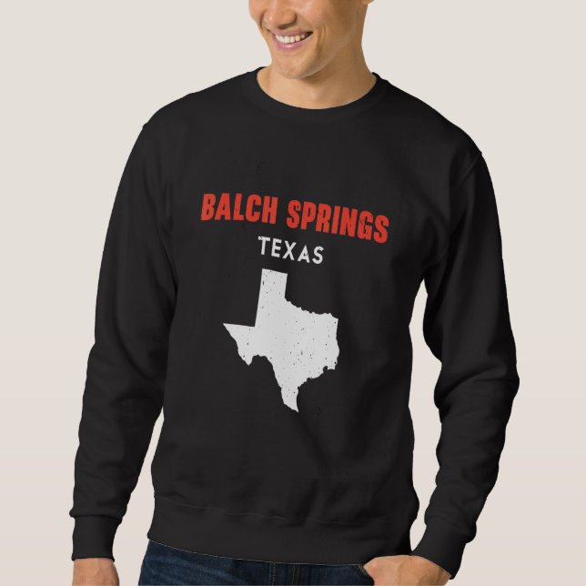 Moletom Balch Primavera Texas EUA Estado EUA Estado Améric (Frente)