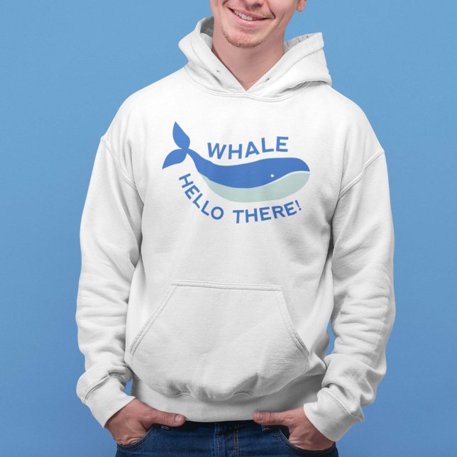 Moletom Baleia Olá! (Whale Hello There! Hoodie)