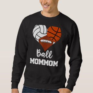 Moletom Ball Mamãe Heart Voleibol Futebol M