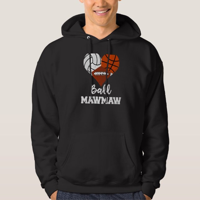 Moletom Ball Mawmaw Heart Voleibol Futebol M (Frente)
