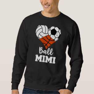 Moletom Ball Mimi Heart Soccer de Voleibol Mimi